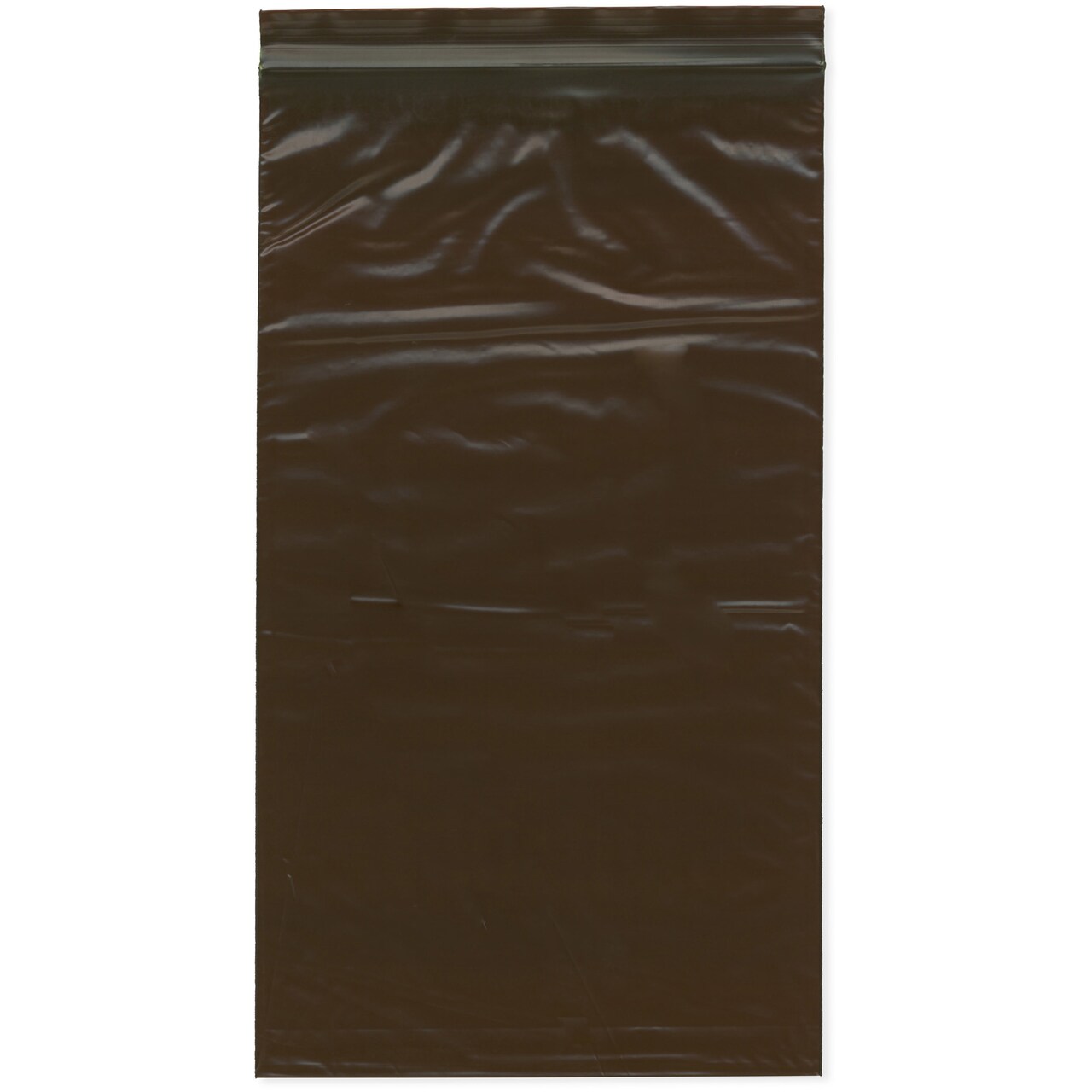 Plymor 8" x 14", 3 Mil Amber UV Zipper Reclosable Plastic Bags